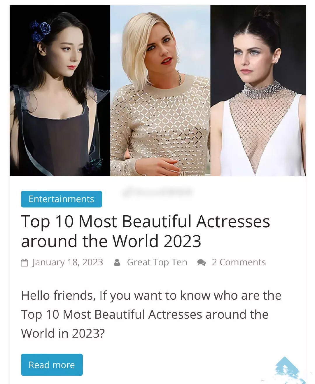迪丽热巴被评为全球最美女演员,真的是实至名归吗？